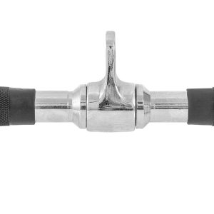 Μπάρα Τροχαλίας με Λαβές με επικάλυψη λάστιχου (61cm)