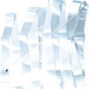 Κορδέλα Ρυθμικής Γυμναστικής 5m, Άσπρη