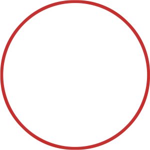 Χούλα-Χουπ 60cm - Φ18mm - 120gr, Κόκκινο