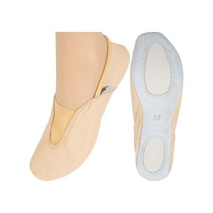 Παπούτσια Ενόργανης Γυμναστικής Δερμάτινα Μπεζ, Νο25