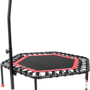 Εξάγωνο Τραμπολίνο με Λαβή Στήριξης Tuck Ροζ