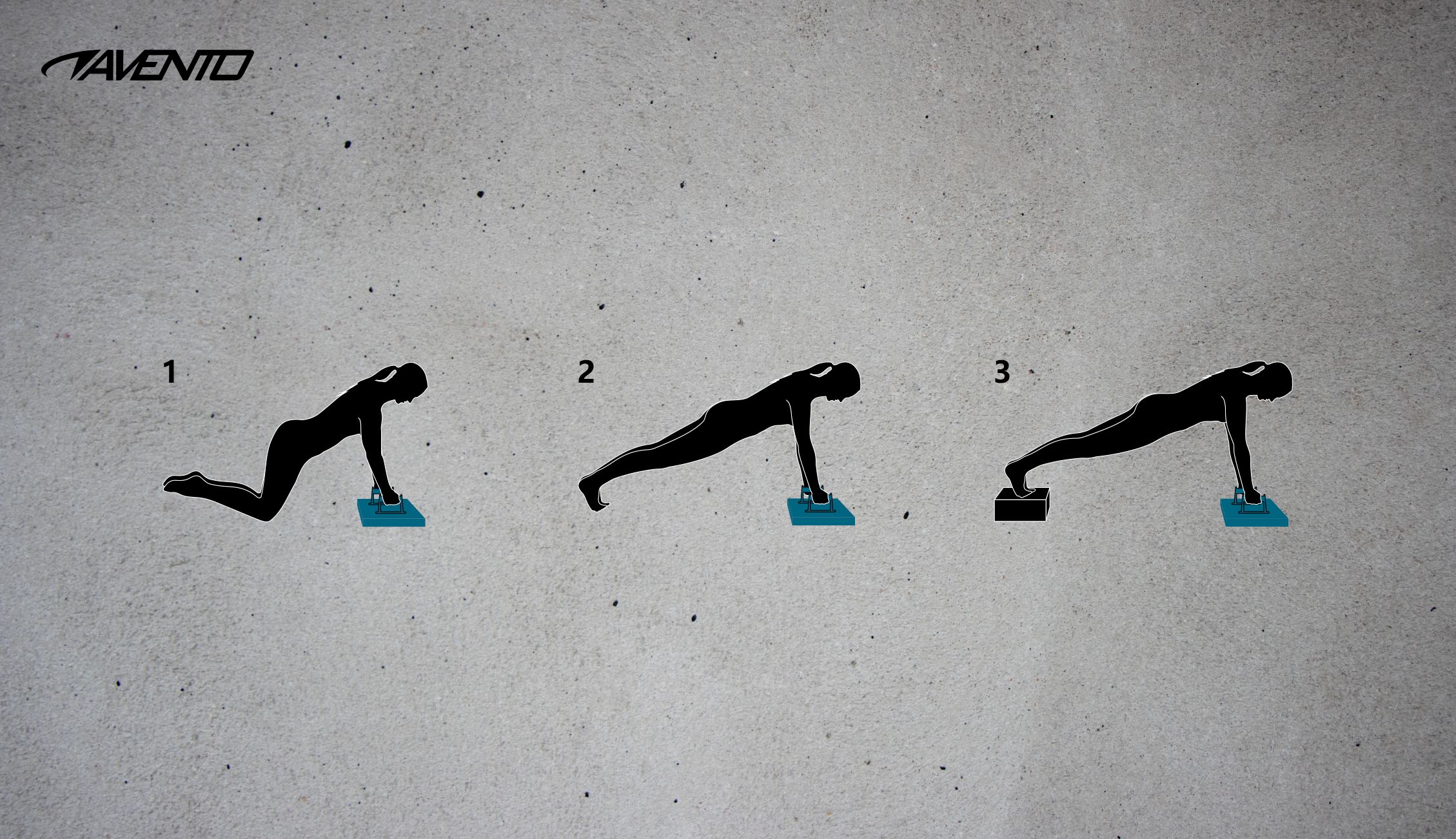 Avento Push-Up Board Πτυσσόμενο - Image 3