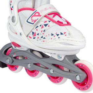 Nijdam Inline Skates Ρυθμιζόμενα "White Wedge"