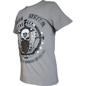 T-shirt "WARRIOR" (γκρι)