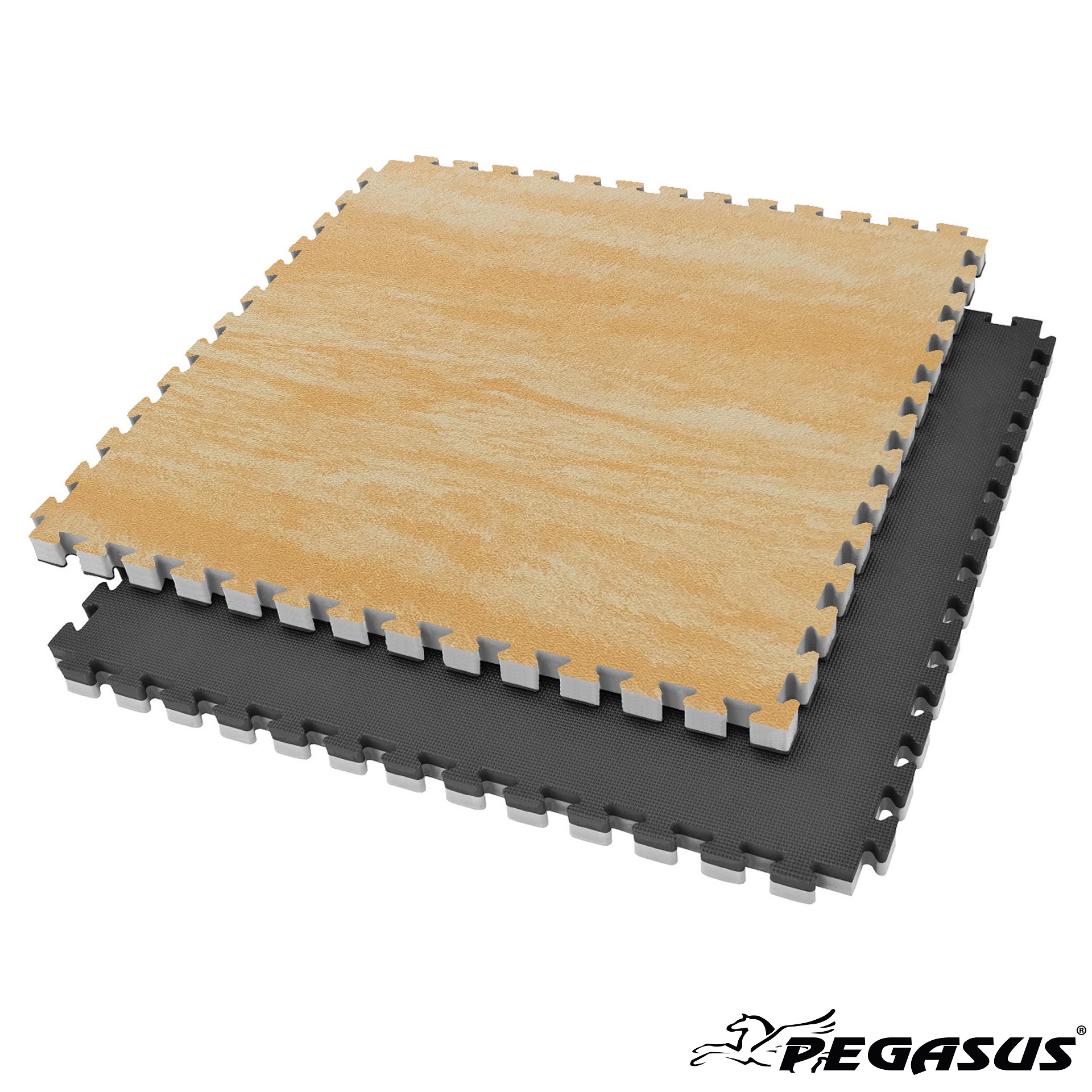 Δάπεδο προστασίας Puzzle EVA (Μαύρο/Πορτοκαλί) 2.5cm - Image 3
