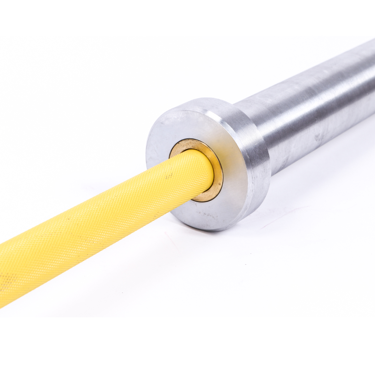 Ολυμπιακή Μπάρα Προπόνησης Cerakote 201cm (Yellow) - Image 3