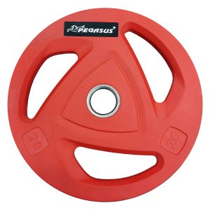 Ολυμπιακός Δίσκος με Λάστιχο 20,0kg (έγχρωμος)