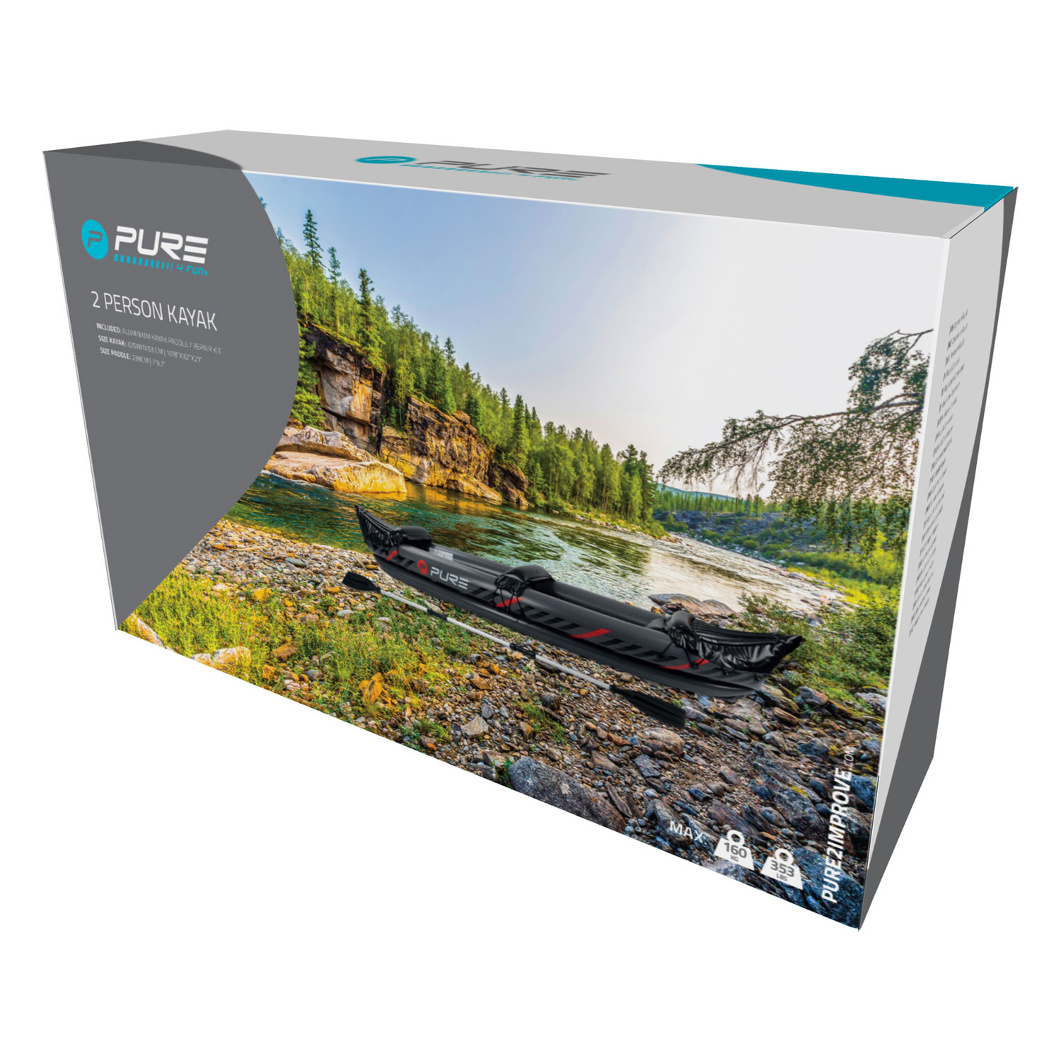 Φουσκωτό Kayak Pure4fun® XPRO-Kayak (2 ατόμων) - Image 2