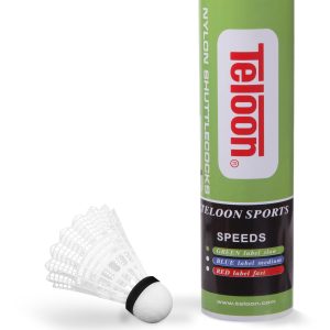 Μπαλάκια Badminton Προπόνησης Νάιλον, χαμηλής ταχύτητας (6 τμχ.)