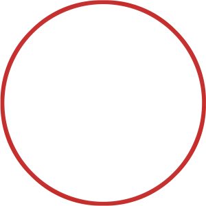 Χούλα-Χουπ 70cm - Φ19mm - 175gr, Κόκκινο