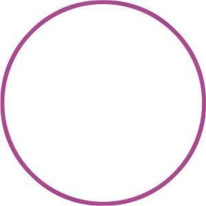 Χούλα Χουπ HQ 80cm - Φ19mm - 330gr, Φούξια