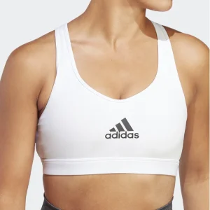Adidas PowerReact Γυναικείο Αθλητικό Μπουστάκι Λευκό