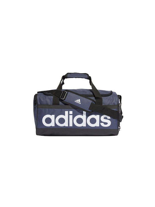 Adidas Linear Duffel S Τσάντα Ώμου για Γυμναστήριο Μπλε