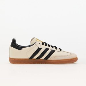Adidas Samba OG Γυναικεία Sneakers Crew White / Core Black / Sand Strata