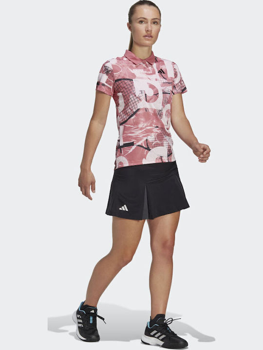 Adidas Club Tennis Πλισέ Ψηλόμεση Mini Φούστα Μαύρη