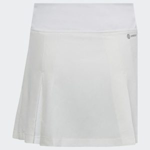 Adidas Παιδική Πλισέ Φούστα Λευκή Tennis Pleated Skirt