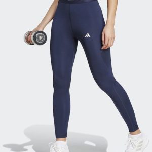 Adidas Essentials Training Γυναικείο Cropped Κολάν Μπλε