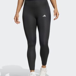 Adidas Techfit Training Γυναικείο Cropped Κολάν Μαύρο