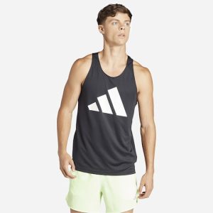 Adidas Run It Aeroready Αθλητικό T-shirt Μαύρο