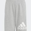 Adidas Αθλητικό παιδικό σορτς/βερμούδα essentials big logo γκρι