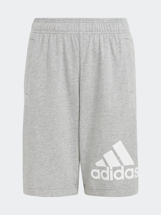 Adidas Αθλητικό παιδικό σορτς/βερμούδα essentials big logo γκρι