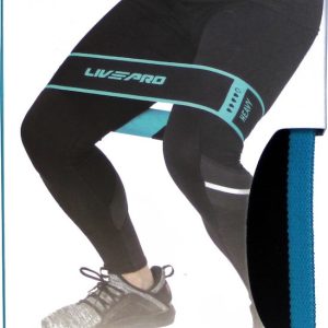 Live Pro Λάστιχο Γυμναστικής Loop Σκληρό Μαύρο 0.08m