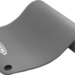 Viking Στρώμα Γυμναστικής Yoga/Pilates Γκρι με Κρίκους (180x60x1.5cm)