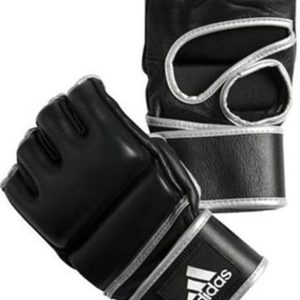 Adidas Γάντια ΜΜΑ Δερμάτινα Μαύρα