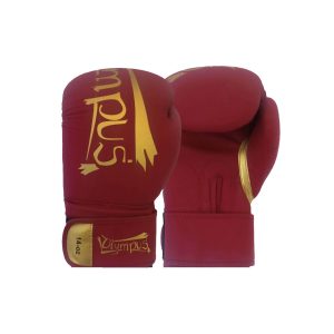 Olympus Sport Γάντια Πυγμαχίας για Αγώνα Κόκκινα