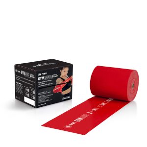 AMILA Ελαστικός Ιμάντας Γυμναστικής Μαλακός Κόκκινος 1m