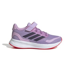 Adidas Runfalcon 5 El Αθλητικά Παιδικά Παπούτσια Running με Σκρατς Μωβ