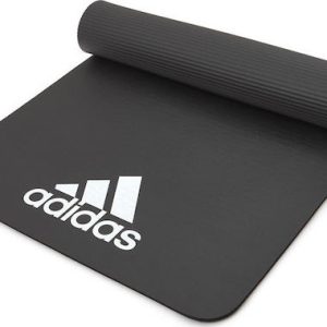 Adidas Training Στρώμα Γυμναστικής Yoga/Pilates Μαύρο με Ιμάντα Μεταφοράς (173x61x0.7cm)
