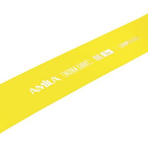 AMILA Λάστιχο Γυμναστικής Loop Πολύ Μαλακό Κίτρινο
