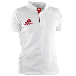 Κοντομάνικη Μπλούζα adidas ΠΟΛΟ Πικέ Λευκό/Κόκκινο – adiTS332Κοντομάνικη Μπλούζα adidas ΠΟΛΟ Πικέ Λευκό/Κόκκινο – adiTS332