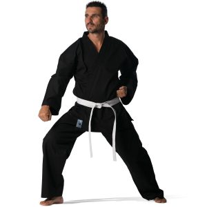 Στολή Πολεμικών Τεχνών Μαύρη 8oz OlympusΣτολή Πολεμικών Τεχνών Μαύρη 8oz Olympus