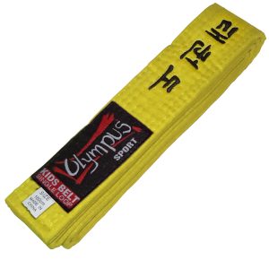 Ζώνη Olympus Kids TKD Μίας Περιστροφής ΜονόχρωμηΖώνη Olympus Kids TKD Μίας Περιστροφής Μονόχρωμη