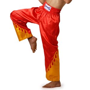 Παντελόνι Twins - Μετάξι Κόκκινο με ΦλόγαΠαντελόνι Twins - Μετάξι Κόκκινο με Φλόγα