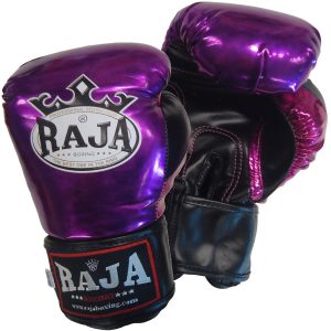Πυγμαχικά Γάντια Raja Δέρμα ΛΑΜΠΕΡΑ Μωβ με Velcro ΚλείσιμοΠυγμαχικά Γάντια Raja Δέρμα ΛΑΜΠΕΡΑ Μωβ με Velcro Κλείσιμο