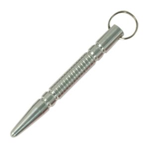 Μπρελόκ Kubotan Ασημί 15cm με ΜύτηΜπρελόκ Kubotan Ασημί 15cm με Μύτη