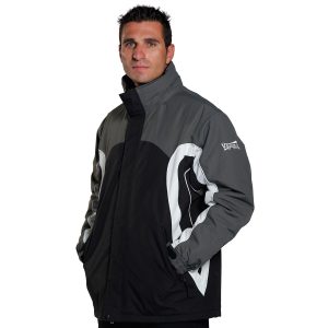 Αντιανεμικό Μπουφάν Micro Tex Γκρι / ΛευκόΑντιανεμικό Μπουφάν Micro Tex Γκρι / Λευκό