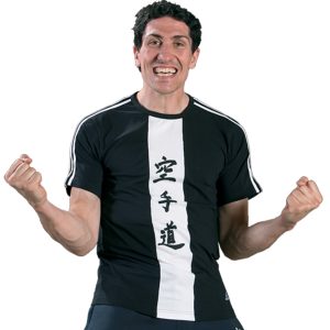 Μπλουζάκι Adidas λευκό-μαύρο με Ιαπωνική γραφή ΚΑΡΑΤΕΜπλουζάκι Adidas λευκό-μαύρο με Ιαπωνική γραφή ΚΑΡΑΤΕ