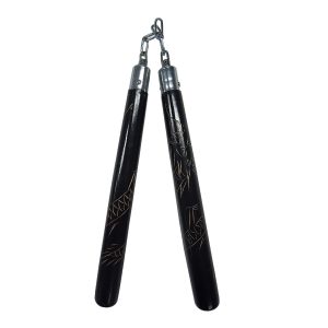 Nunchaku - Ξύλινο Μαύρο Σκαλιστός ΔράκοςNunchaku - Ξύλινο Μαύρο Σκαλιστός Δράκος