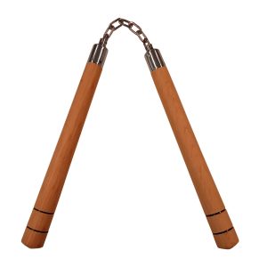 Nunchaku - Ξύλινο 2 Μαύρες ΛωρίδεςNunchaku - Ξύλινο 2 Μαύρες Λωρίδες