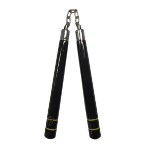 Nunchaku - Μαύρο με Κίτρινες ΡίγεςNunchaku - Μαύρο με Κίτρινες Ρίγες