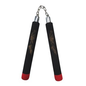 Nunchaku Αλυσίδα Αφρολέξ - Δράκος Μαύρο με Κόκκινες ΆκρεςNunchaku Αλυσίδα Αφρολέξ - Δράκος Μαύρο με Κόκκινες Άκρες