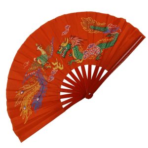 Wu-Shu Βεντάλια Μπαμπού ΦΟΙΝΙΞ και ΔΡΑΚΟΣ 33εκ.Wu-Shu Βεντάλια Μπαμπού ΦΟΙΝΙΞ και ΔΡΑΚΟΣ 33εκ.