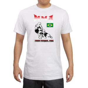 T-shirt Βαμβακερό MMA Fighters BrazilT-shirt Βαμβακερό MMA Fighters Brazil