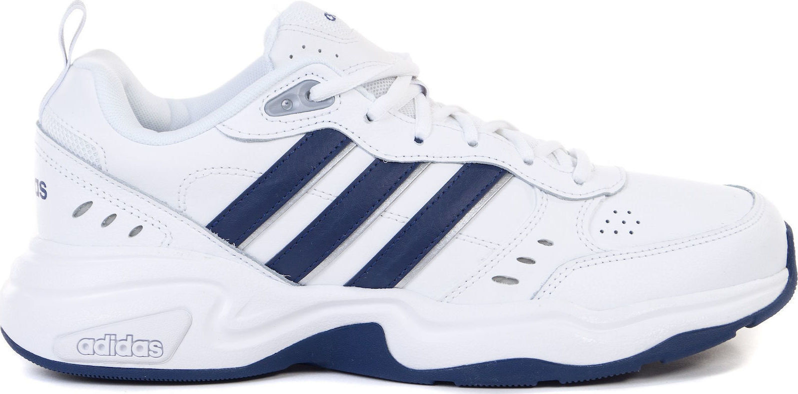 Adidas Strutter Chunky Sneakers Cloud White / Dark Blue / Matte Silver