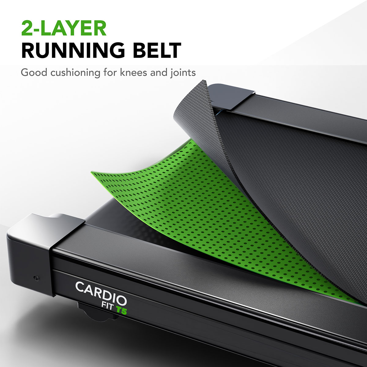Tunturi Cardio Fit T5 Διάδρομος Γυμναστικής Walking Pad-ΑΜΕΣΑ ΔΙΑΘΕΣΙΜΟ - Image 2