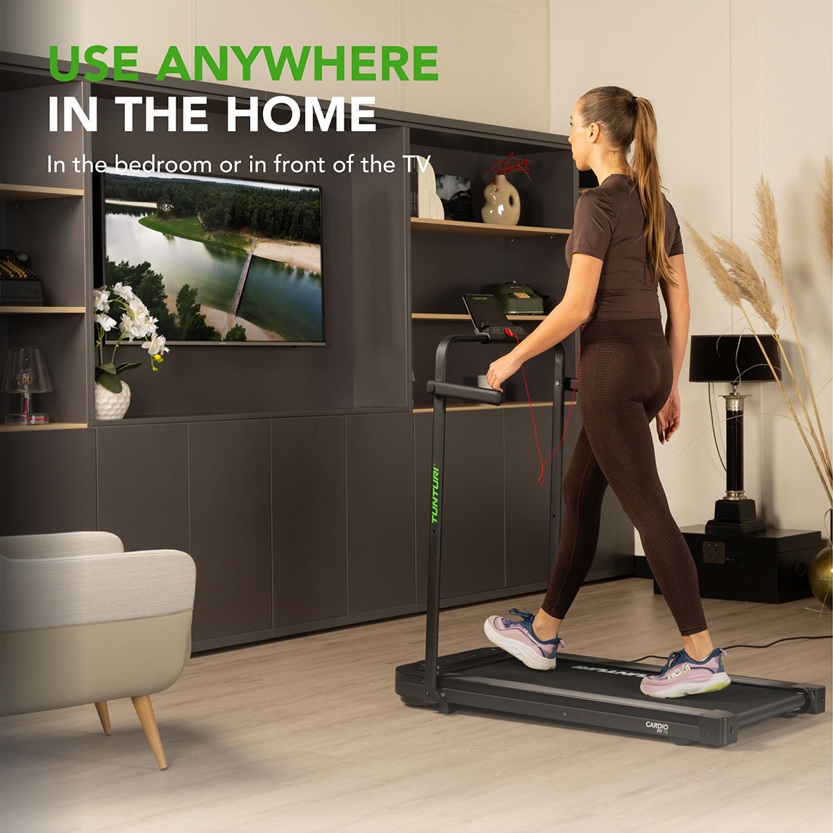 Tunturi Cardio Fit T5 Διάδρομος Γυμναστικής Walking Pad-ΑΜΕΣΑ ΔΙΑΘΕΣΙΜΟ - Image 6